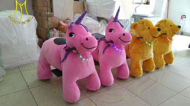 Hansel hot-selling walking animal plush ride for mall electronic game machine fournisseur