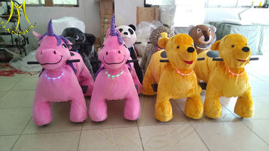 Hansel hot-selling walking animal plush ride for mall electronic game machine fournisseur