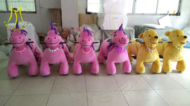 Hansel hot selling kids walking battery operated ride on unicorn for mall fournisseur