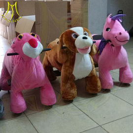 Hansel amusement park stuffed battery animal kids electric rides on animal fournisseur