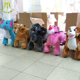 Hansel amusement park stuffed battery animal kids electric rides on animal fournisseur