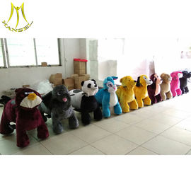 Hansel shopping mall electric mountable animal plush ride for children fournisseur
