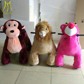 Hansel rechargable amusement park electric scooter stuffed ride on animals fournisseur