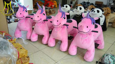 Hansel wholesale plush animal electric indoor coin operated animal rides fournisseur