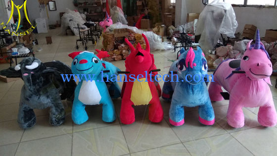 Hansel kids amusement stuffed indoor playground animal kiddie ride for sale fournisseur