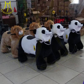 Hansel amusement park coin operated games plush electric motorized animals fournisseur