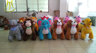 Hansel stuffed animal unicorn on wheels coin operate game machine coin kiddy ride for mall fournisseur