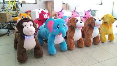 Hansel stuffed animal unicorn on wheels coin operate game machine coin kiddy ride for mall fournisseur