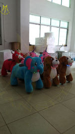 Hansel Guangzhou wholesale kids battery  plush animal electric scooter moving toy electric ride on animal fournisseur