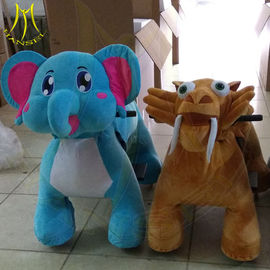 Hansel hot plush stuffed electric battery operated ride on animals fournisseur