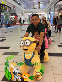 Hansel  High quality plush animal design electric kids entertainment equipment furry animal toy fournisseur
