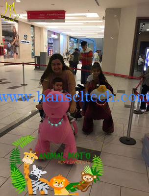 Hansel  kiddy rides walking animal playground dinosaur riding toys for child fournisseur
