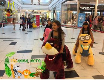 Hansel  zoo park animal walking plush battery motorized plush animal for amusement park fournisseur