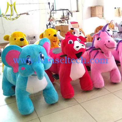 Hansel indoor mall plush battery animal kids electric rides on animal fournisseur