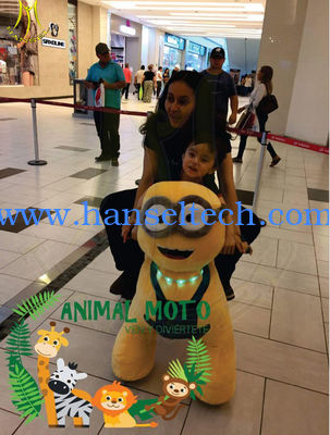 Hansel christmas deer electric ride on animals plush motorized animals battery cars fournisseur