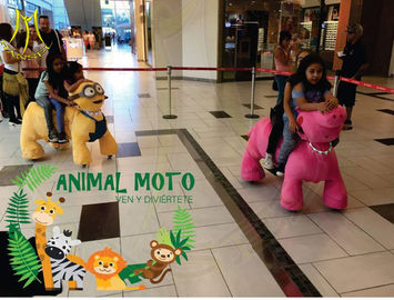 Hansel hot-selling kids electronic car ride dog furry animal toys for Christmas riding fournisseur