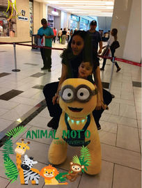 Hansel hot-selling kids electronic car ride dog furry animal toys for Christmas riding fournisseur