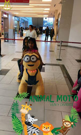 Hansel Zoo animals toys for children zippy walking pets plush riding horse toy shopping mall fournisseur
