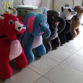 Hansel High quality plush coin operated electric kids ride on stuffed animals fournisseur