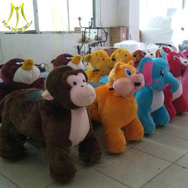 Hansel High quality plush coin operated electric kids ride on stuffed animals fournisseur