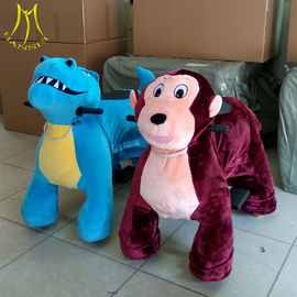 Hansel plush stuffed animals plush wheel ride on cow toy kid ride on toy fournisseur