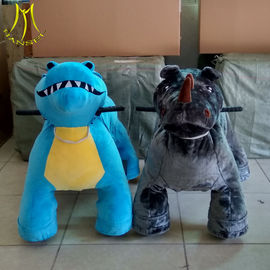 Hansel  battery operated plush rideable dinosaur toy kiddy ride coin electric ride for indoor fournisseur