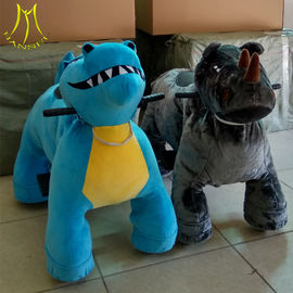 Hansel  battery operated plush rideable dinosaur toy kiddy ride coin electric ride for indoor fournisseur