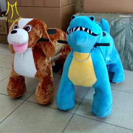 Hansel electric rideable animal in mall and kids ride on animals amusement park games plush  stuffed  animal fournisseur