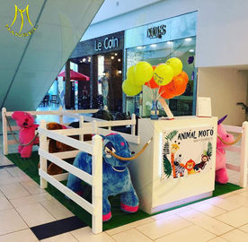 Hansel  wholesale coin operated plush electric ride electric mountable plush motorized animal for shopping mall fournisseur