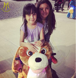 Hansel  wholesale battery plush electric ride on unicorn plush animal electric scooter for adults fournisseur