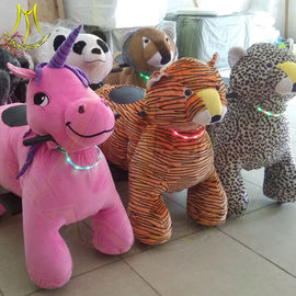 Hansel amusement games children plush battery operated electric ride on animals fournisseur