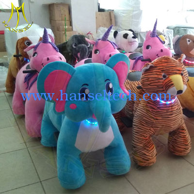 Hansel amusement park games walking elelctric ride on animals for sale fournisseur