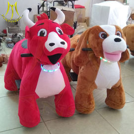Hansel coin operated children plush battery operated walking animal rides fournisseur