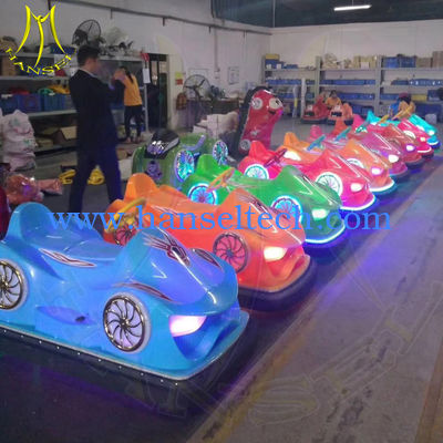 Hansel carnival games kids token operated plastic bumper cars fournisseur