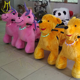 Hansel amusement park games battery operated plush ride on stuffed animals fournisseur