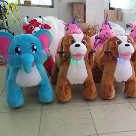 Hanselhot selling battery operated electric ride on plush animal fournisseur