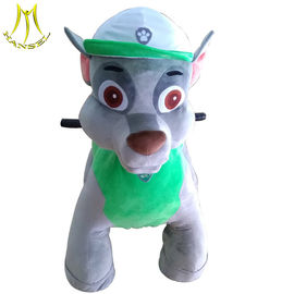 Hansel plush toys stuffed animals on wheels plush animal electric scooter fournisseur