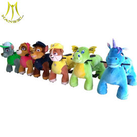 Hansel coin operated mall ride on stuffed battery operated animals fournisseur