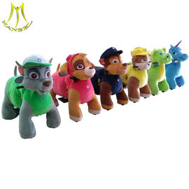 Hansel coin operated mall ride on stuffed battery operated animals fournisseur