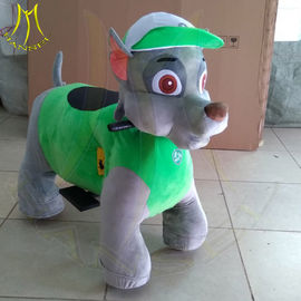 Hansel amusement park games electric walking ride on plush animal fournisseur