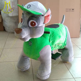 Hansel amusement park games electric walking ride on plush animal fournisseur