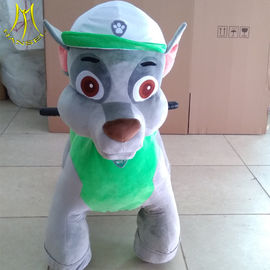 Hansel carnival plush toys 12v battery powered ride on dinosaur ride for shopping mall fournisseur