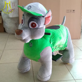 Hansel carnival plush toys 12v battery powered ride on dinosaur ride for shopping mall fournisseur