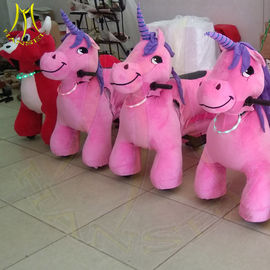 Hansel amusement park children plush battery operated ride on plush animals fournisseur