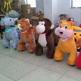 Hansel amusement park children plush battery operated ride on plush animals fournisseur