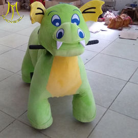 Hansel best selling coin operated toys plush motorized animals dinosaur  ride fournisseur