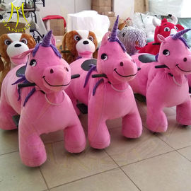 Hansel shopping mall indoor rides stuffed electric animal scooters for sale fournisseur