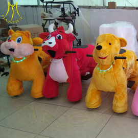 Hansel amusement park walking plush animal horse electric scooter fournisseur