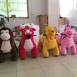 Hansel amusement park walking plush animal horse electric scooter fournisseur