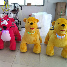 Hansel amusement park electric walking kids ride on plush animals fournisseur